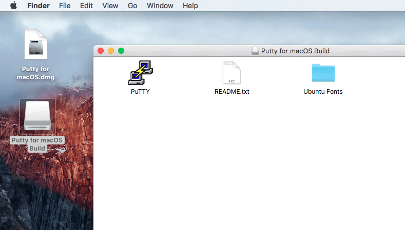 putty installer for mac